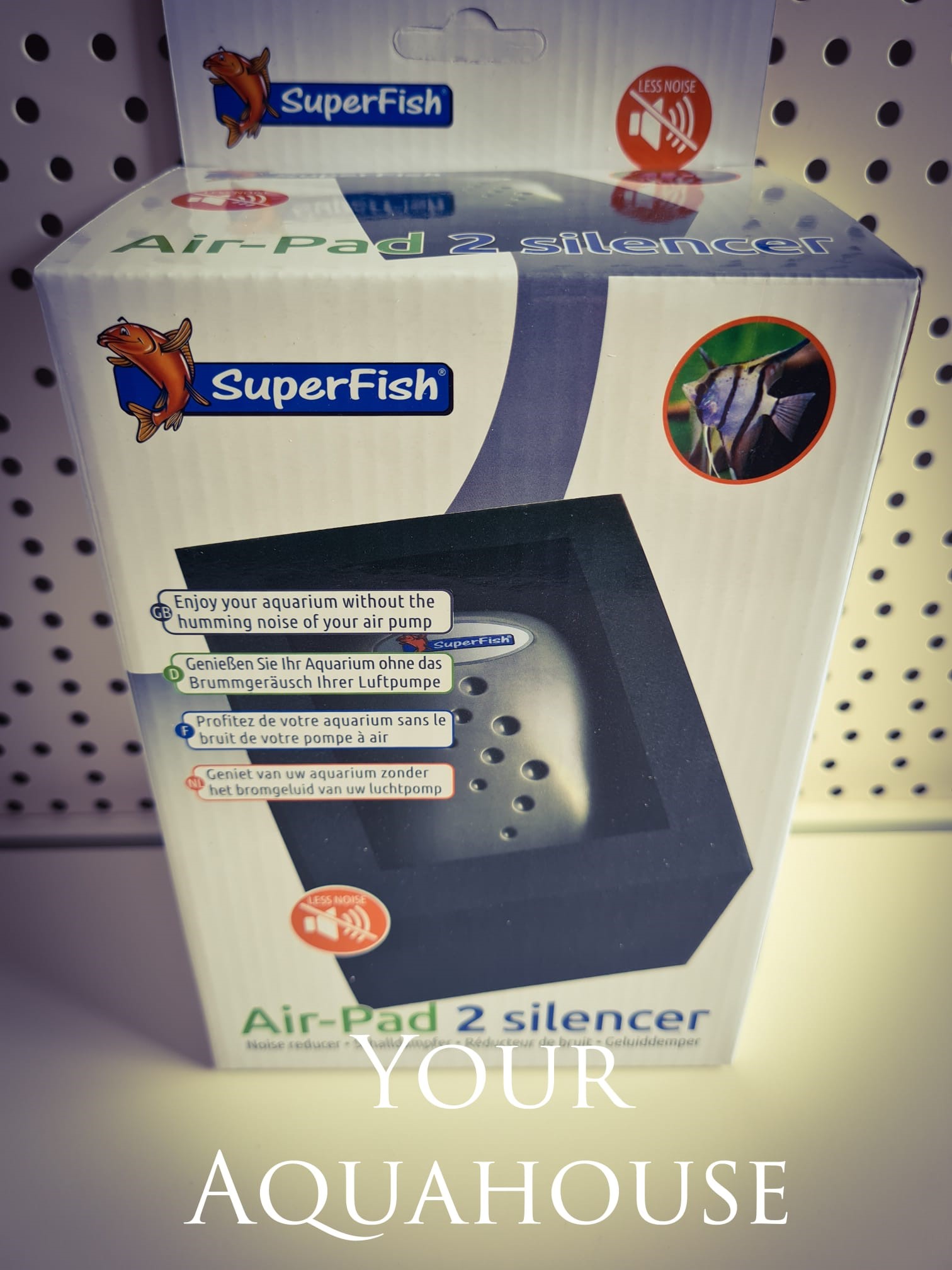 SUPERFISH Air-Pad 2 Silencer Caisson anti-bruit pour pompe à air aquarium