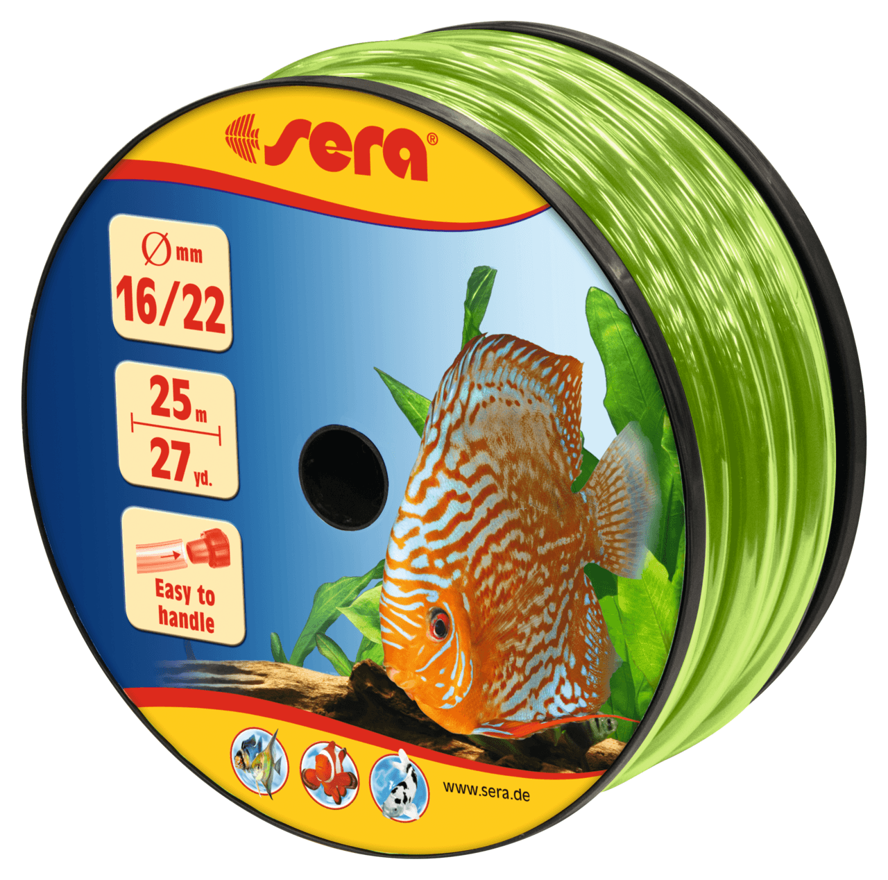Sera aquariumslang 16/22 mm groen